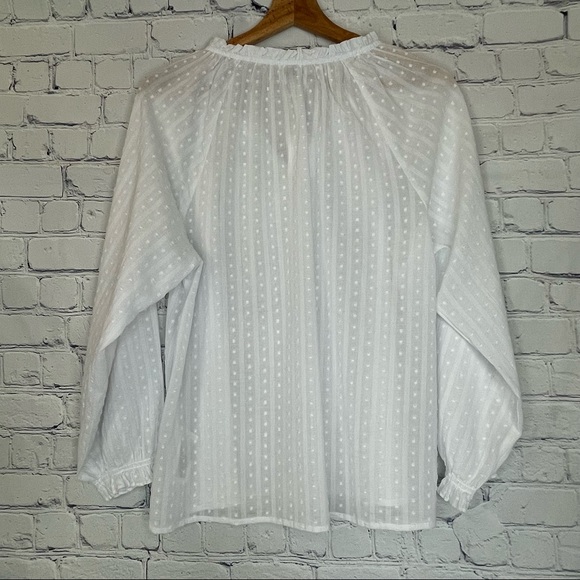 **SOLD** J.Crew Factory Printed Artist Blouse - Picture 7 of 10